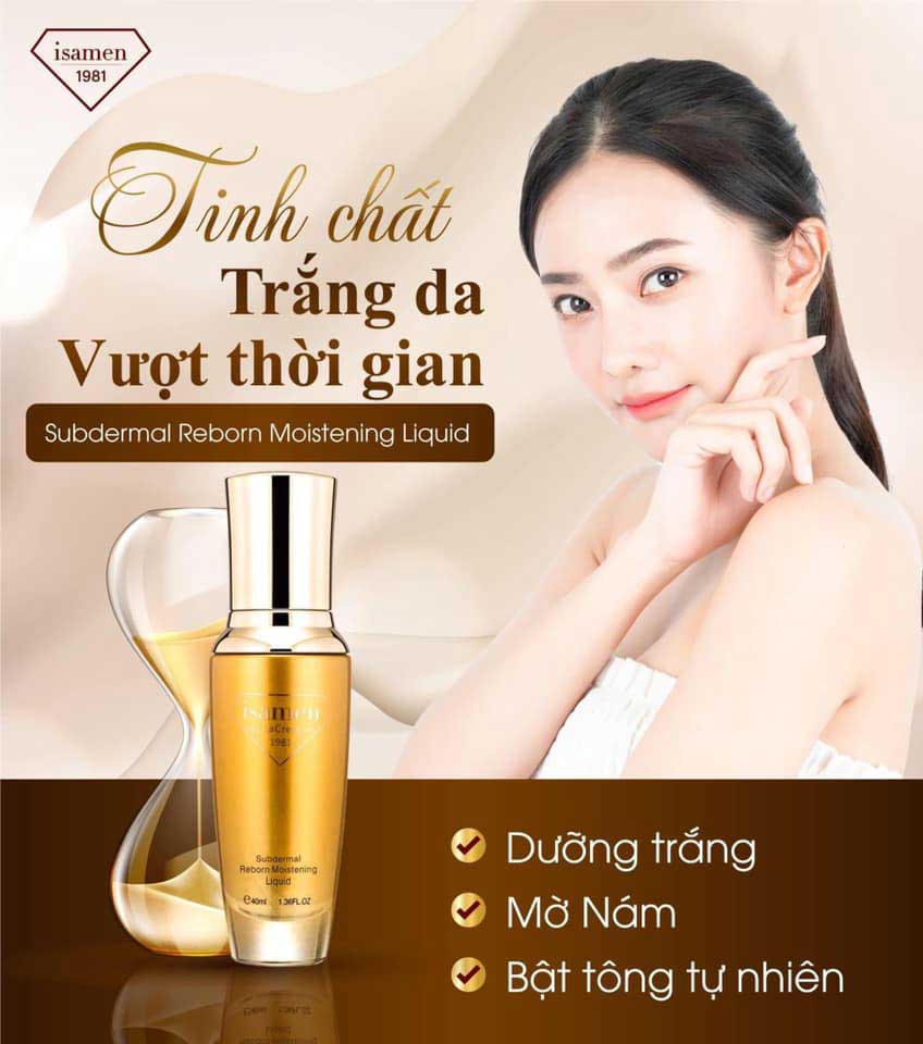 Tinh chất trắng da isamen Tinh chất trắng da isamen
